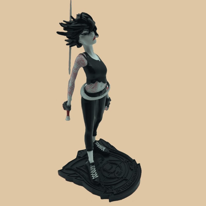 Custom-Made The Tattooed Girl Resin Statue Model Character Customization 3D PVC Figurine Resin Status Decoration