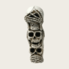 Horror Halloween Skull and Animal Bone Resin Prop Devil Head Nordic Style Scary Prank Decoration for Home or Party