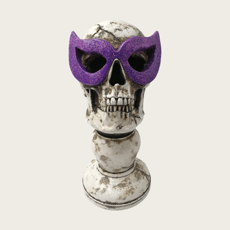 Horror Halloween Skull and Animal Bone Resin Prop Devil Head Nordic Style Scary Prank Decoration for Home or Party