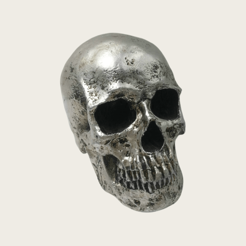 Horror Halloween Skull and Animal Bone Resin Prop Devil Head Nordic Style Scary Prank Decoration for Home or Party