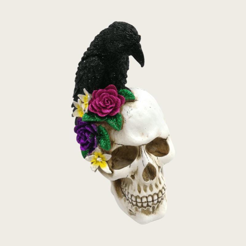 Wholesale Handmade Customized Halloween Home Decorative Poly Resin Skulls Decoration
