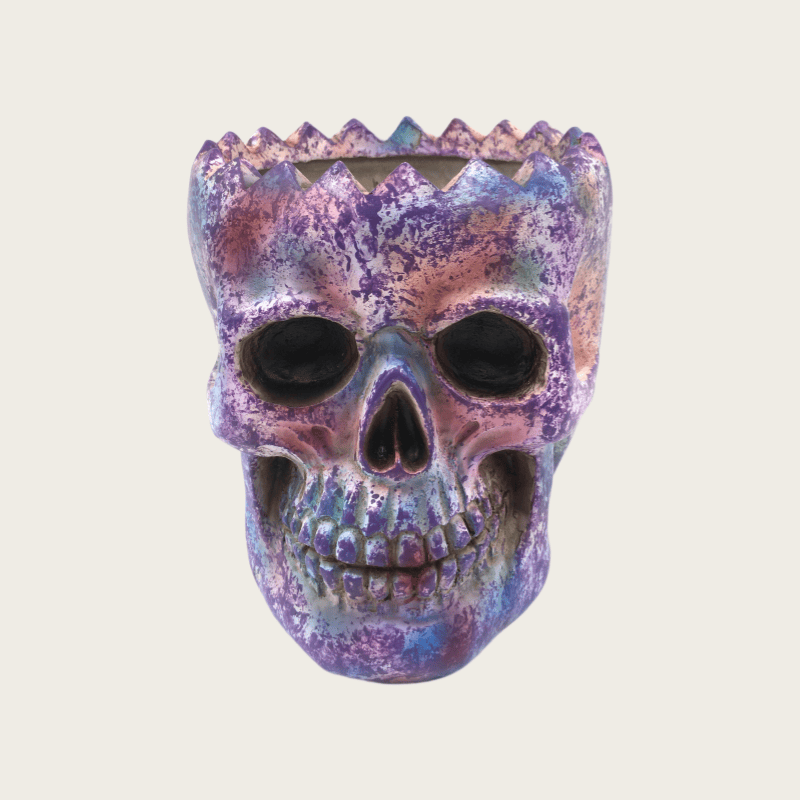 Wholesale Handmade Customized Halloween Home Decorative Poly Resin Skulls Decoration