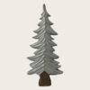 Nordic Style Resin Christmas Ornaments Resin Christmas Figurines Mini Xmas Tree Santa Clus Christmas Table Decoration