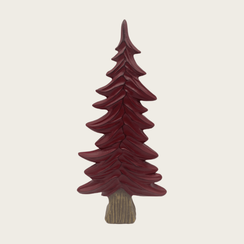 Nordic Style Resin Christmas Ornaments Resin Christmas Figurines Mini Xmas Tree Santa Clus Christmas Table Decoration