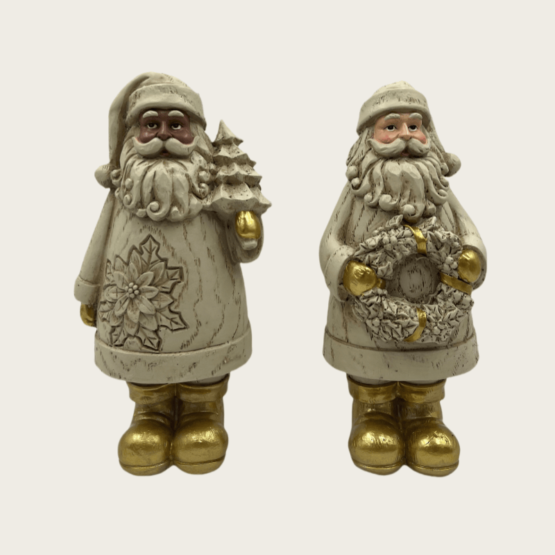 Vintage Santa Claus Christmas Decorative Resin Figurines