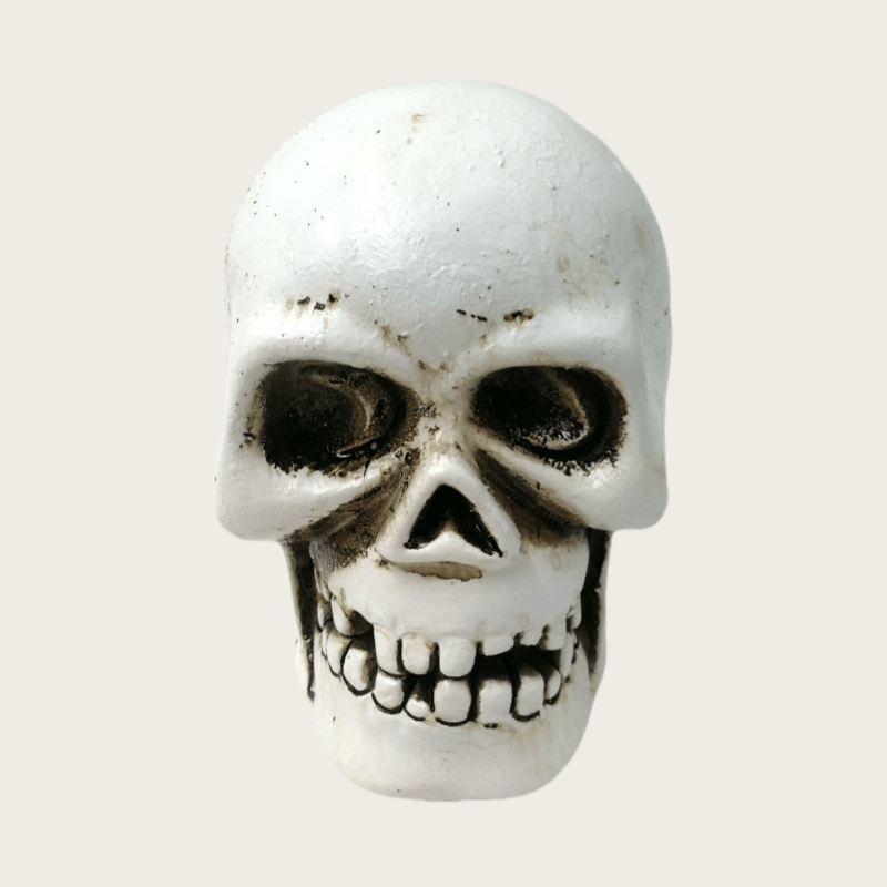 2024 New Resin Statues Halloween Horror Sculpture Halloween Skulls Candle Holder Table Decoration