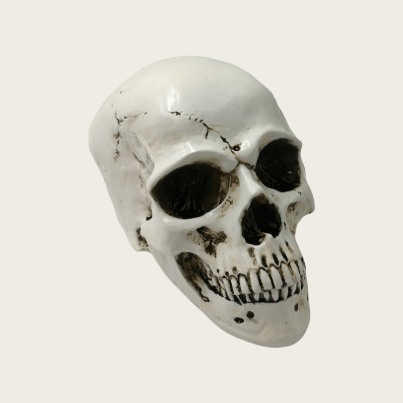 2024 New Resin Statues Halloween Horror Sculpture Halloween Skulls Candle Holder Table Decoration