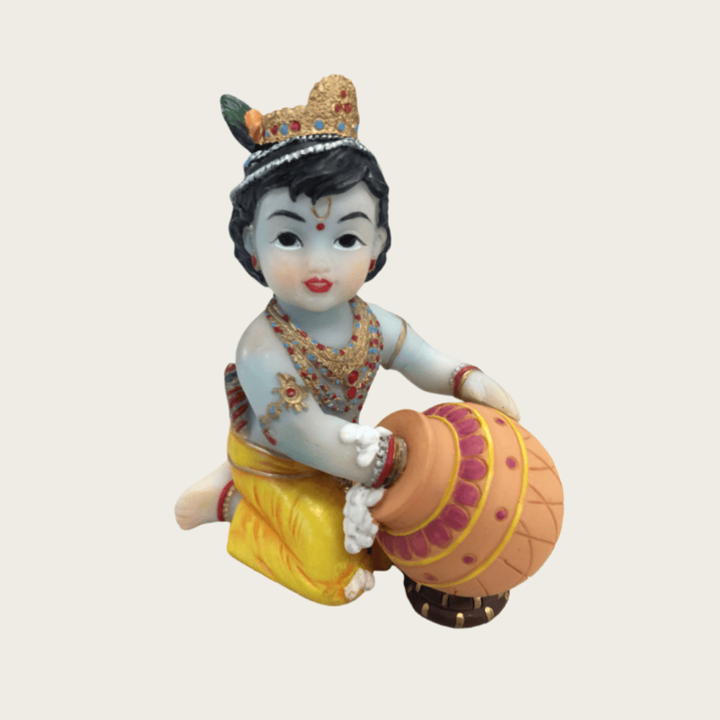 Wholesale Indian Pooja Hindu God Krishna Murti Baby Krishna Statue