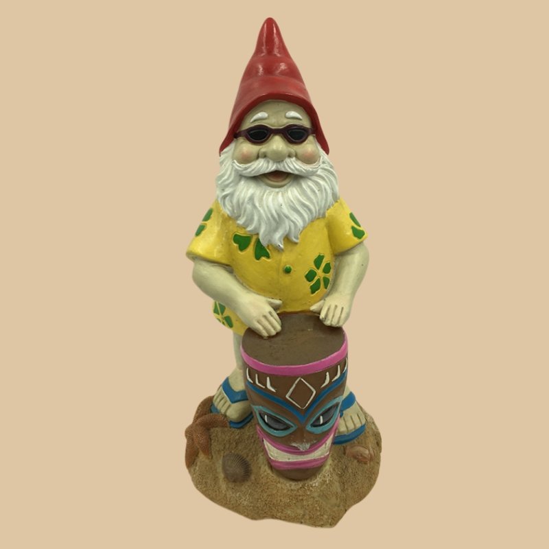 Christmas Resin Santa Dwarf Sculpture Outdoor Garden Home Decoration Micro Landscape Dwarf