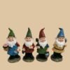 Christmas Resin Santa Dwarf Sculpture Outdoor Garden Home Decoration Micro Landscape Dwarf