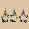 Ornaments Ground Figurine Christmas Resin Garden Dwarf Sculpture Statue Gnomes Solar Light