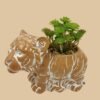 Christmas Resin Santa Dwarf Sculpture Outdoor Garden Home Decoration Micro Landscape Dwarf