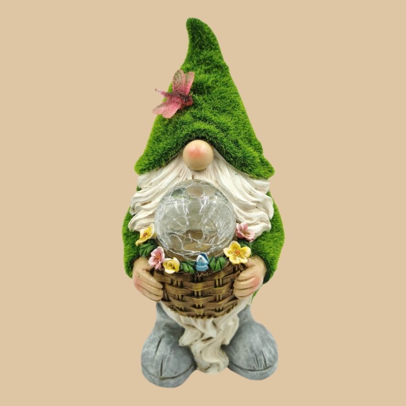 Custom Made Solar Personalized Statue Wholesale Resin Garden Gnome Manufacturers