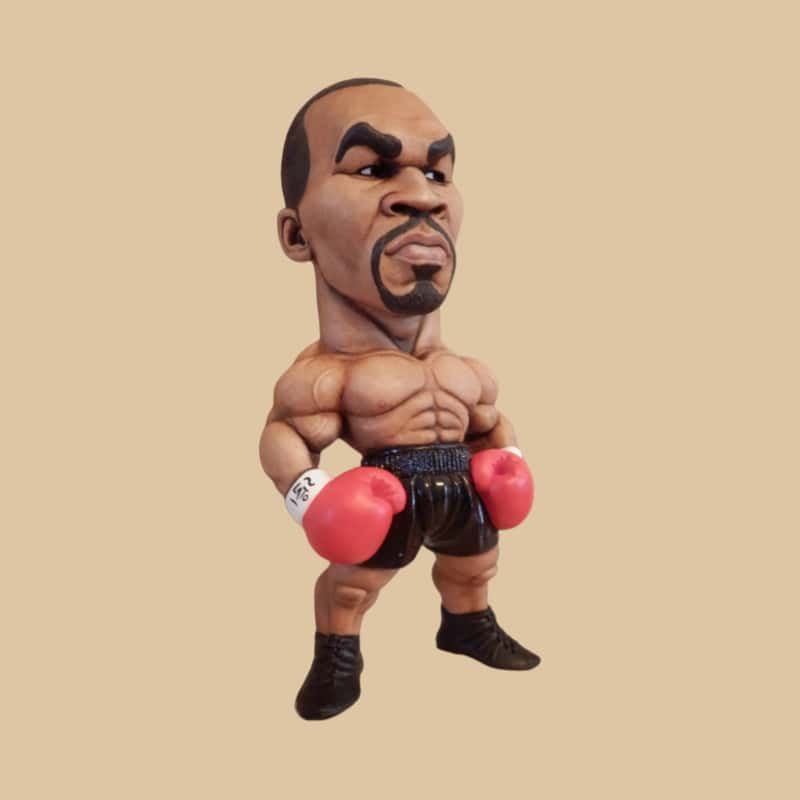 Home Decors Creative Gifts Wholesale Price Resin Boxing Retro Figurine Boxer Statue Sculpture