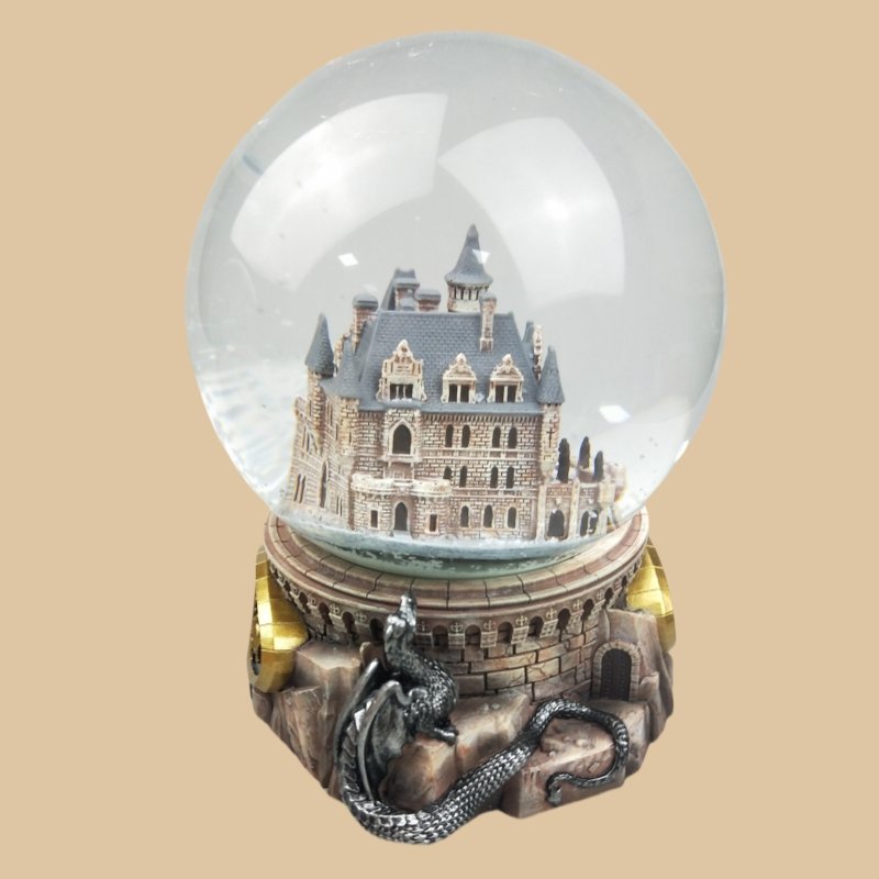 Custom Tourist Souvenir Resin Craft Water Ball for Holiday Decoration Christmas Gift 3D Castle Crystal Mini Snow Globe